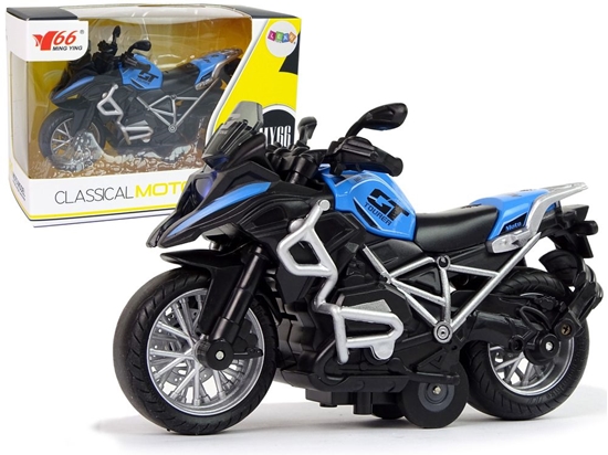 Picture of Žaislinis motociklas, 1:14, mėlynas