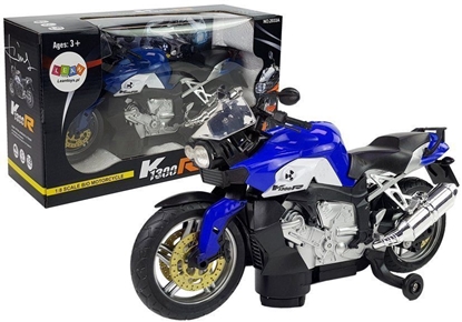 Изображение Žaislinis motociklas, mėlynas