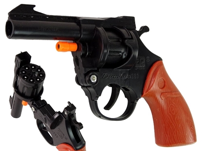 Изображение Žaislinis pistoletas su dangteliu, juodas