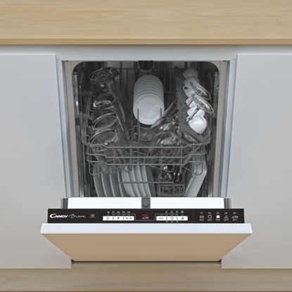 Attēls no Built-in | Dishwasher | CDIH 1L952 | Width 44.8 cm | Number of place settings 9 | Number of programs 5 | Energy efficiency class F | AquaStop function | Does not apply