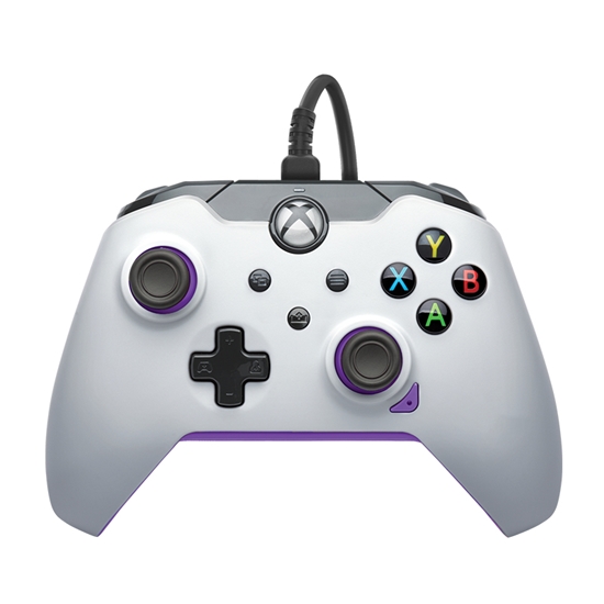 Picture of PDP 049-012-WPR Gaming Controller Purple, White USB Gamepad Analogue / Digital PC, Xbox, Xbox One X, Xbox Series S, Xbox Series X