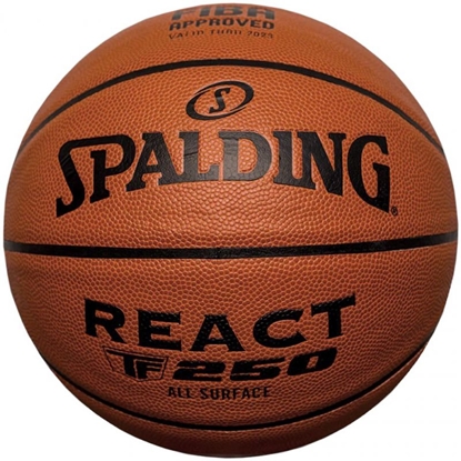 Изображение Basketbola bumba Spalding React TF-250 Logo Fiba 76967Z