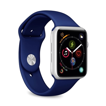 Изображение Elastinė sportinė apyrankė PURO skirta Apple Watch, 44mm, mėlyna / AW44ICONDKBLUE
