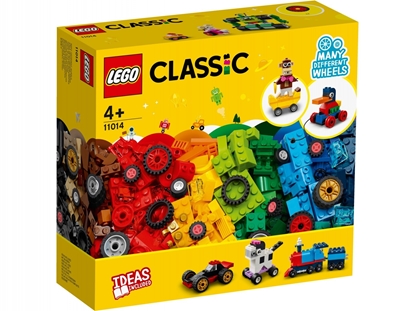 Attēls no Konstruktorius LEGO Classic Kaladėlės ir ratai 11014