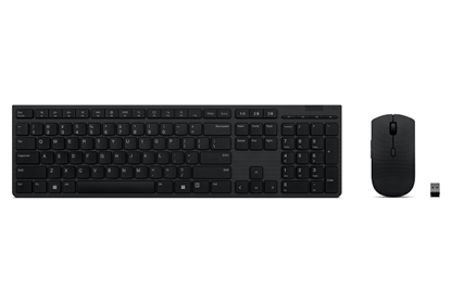 Attēls no LENOVO PROFESSIONAL WIRELESS RECHARGEABLE KEYBOARD AND MOUSE COMBO (LITHUANIAN)