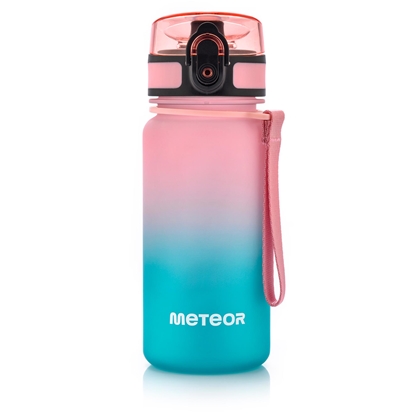 Picture of Meteor ūdens pudele 350 ml pink/turquoise