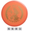 Изображение Diskgolfo diskas Midrange Driver C-LINE MD3 Iron Samurai 4 Orange