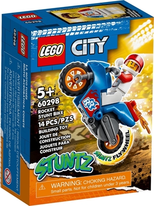 Attēls no LEGO City Stuntz  Rakietowy motycykl kaskaderski (60298)