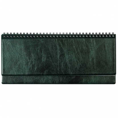 Picture of Horizontal table calendar Memo PVC 2026m. Green