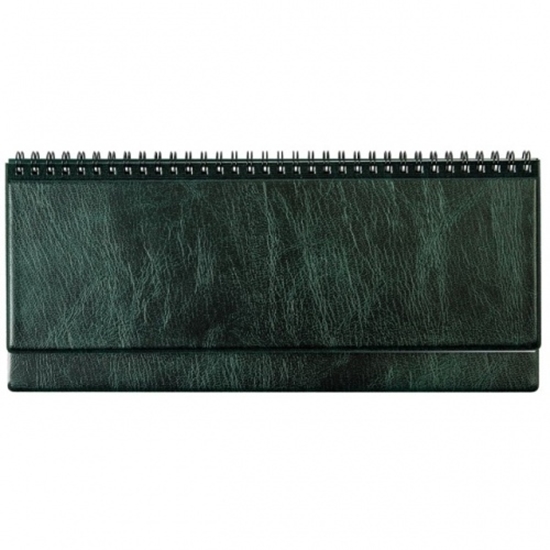 Изображение Horizontal table calendar Memo PVC 2026m. Green