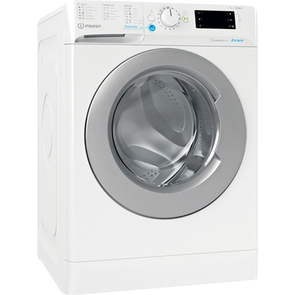 Attēls no Indesit BWE 71283X WS EE N washing machine Front-load 7 kg 1200 RPM White