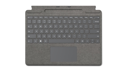 Attēls no Microsoft Surface Pro Signature Keyboard Platinum Microsoft Cover port QWERTY English