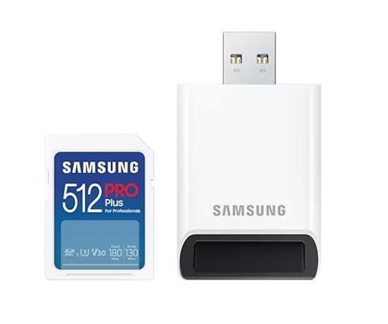 Picture of Samsung PRO Plus MB-SD512SB/WW memory card 512 GB SDXC UHS-I