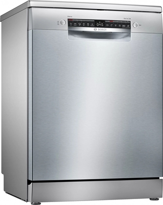 Attēls no BOSCH Free standing dishwasher SMS4HVI33E, 60 cm, energy class D, AquaStop, Home connect, 3rd drawer, Silver