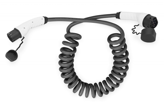 Picture of Digitus Spiral EV charging cable, 10 m, type 2 to type 2