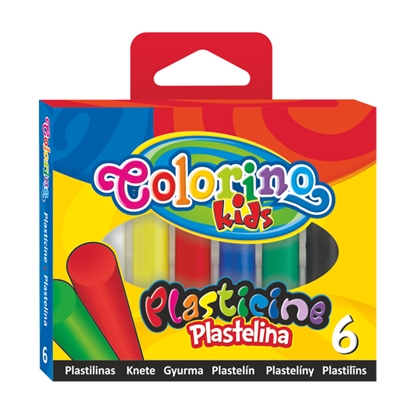Изображение COLORINO Plastilīns   KIDS 6 krāsas