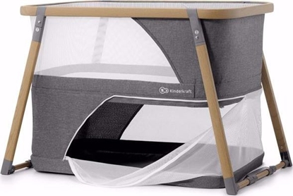 Изображение KinderKraft óeczko turystyczne z funkcj kojca SOFI grey