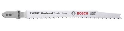 Picture of Bosch EXPERT jigsaw blades T308BF Hardwood 2-side clean 5pc