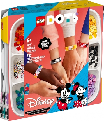 Изображение Konstruktorius LEGO DOTS Disney Mikio ir draugų apyrankių mega pakuotė 41947