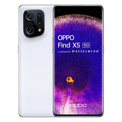 Picture of OPPO Find X5 16.6 cm (6.55") Dual SIM Android 12 5G USB Type-C 8 GB 256 GB 4800 mAh White