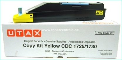 Attēls no Triumph Adler Copy Kit DDC 2725 12k/ Utax Toner CDC 1725 Yellow (652510116/ 652510016)