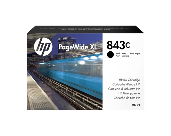 Picture of HP 843C 400-ml Black PageWide XL Ink Cartridge