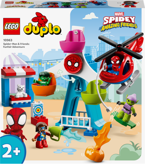 Изображение LEGO Duplo Spider-Man i przyjaciele w wesołym miasteczku (10963)