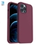 Picture of  Riff Plāns & Mīksts silikona aizmugures maks ar mīkstu iekšpusi priekš Apple iPhone 13 mini Burgundy