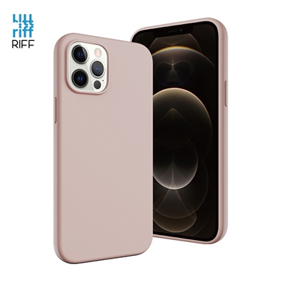 Picture of  Riff Plāns & Mīksts silikona aizmugures maks ar mīkstu iekšpusi priekš Apple iPhone 13 mini Pink Sand