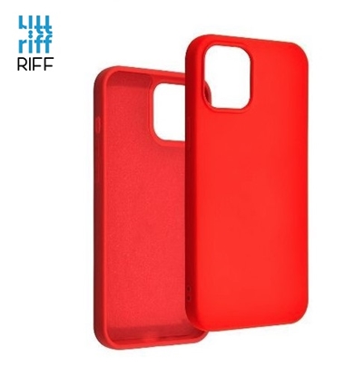 Изображение  Riff Plāns & Mīksts silikona aizmugures maks ar mīkstu iekšpusi priekš Apple iPhone 13 mini Red