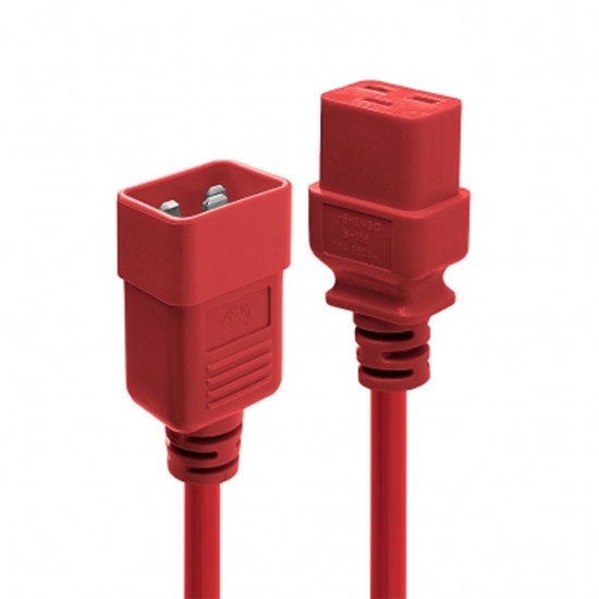 Picture of 1m IEC Extension, red