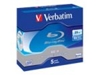 Picture of 1x5 Verbatim BD-R Blu-Ray 25GB 6x Speed Jewel Case