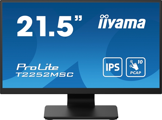 Picture of iiyama ProLite T2252MSC-B2 computer monitor 54.6 cm (21.5") 1920 x 1080 pixels Full HD LCD Touchscreen Black
