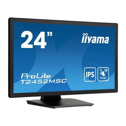 Изображение 24" Bonded PCAP 10P Touch, 1920x1080, IPS-panel, Flat Bezel Free Glass Front, HDMI, Displayport, 360cd/m² (with touch), USB Hub 2x 3.0, Speakers, Built-in Webcam & Microphone