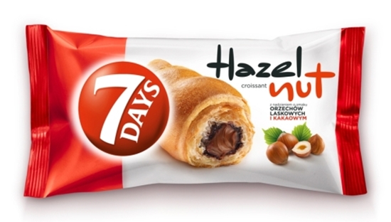 Picture of 7DAYS kruasāns ar lazdu riekstu krēma pildījumu 60g