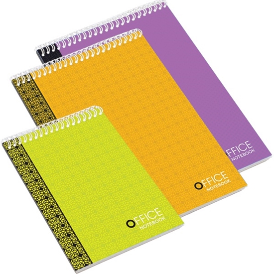 Picture of Bloknots ar spirāli ABC JUMS A4 formāts 96 lapas, spirāle no augšas, rūtiņu