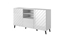 Picture of ABETO chest of drawers 150x42x82 white glossy