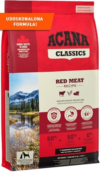 Picture of ACANA Classics Red Meat - dry dog food - 9,7 kg
