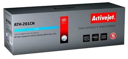 Attēls no Activejet ATH-201CN toner for HP printer HP 201A CF401A CRG045 replacement; Supreme; 1400 pages; cyan
