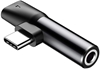 Изображение Adapteris Baseus L41 USB-C to Mini Jack 3.5mm + USB-C 