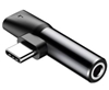 Picture of Adapteris Baseus L41 USB-C to Mini Jack 3.5mm + USB-C 