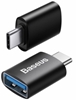 Изображение Adapteris Baseus USB Type-C Male - USB-A Female Black