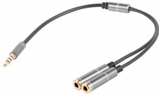 Picture of Adapteris Genesis 3.5mm Male  -  3.5mm Female x 2 Silver