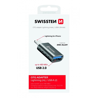 Picture of Adapteris Swissten OTG Adapteris USB-C to USB 3.0