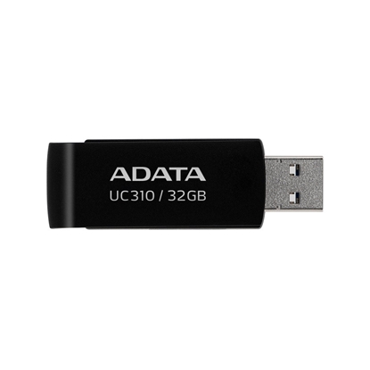 Attēls no MEMORY DRIVE FLASH USB3.2 32GB/BLACK UC310-32G-RBK ADATA