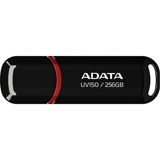 Picture of ADATA USB 3.2 UV150 black 256GB            AUV150-256G-RBK