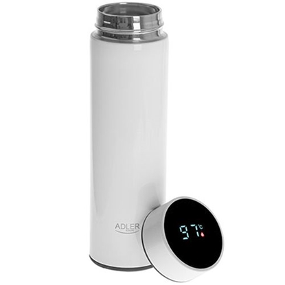 Picture of Adler AD 4506W THERMOS BOTTLE WITH LED DISPLAY AND TEMPERATURE CONTROL 473ml