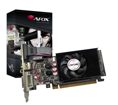 Picture of AFOX Geforce GT610 1GB DDR3 64Bit DVI HDMI VGA LP Fan AF610-1024D3L7-V6