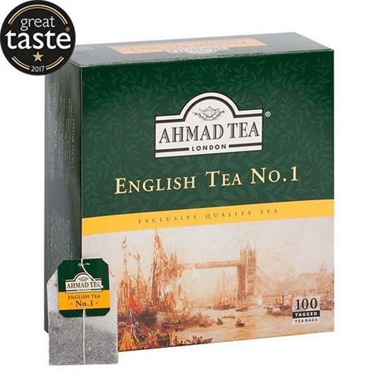 Picture of Melnā tēja AHMAD ENGLISH TEA No.1, 100 maisiņi x 2 g paciņā