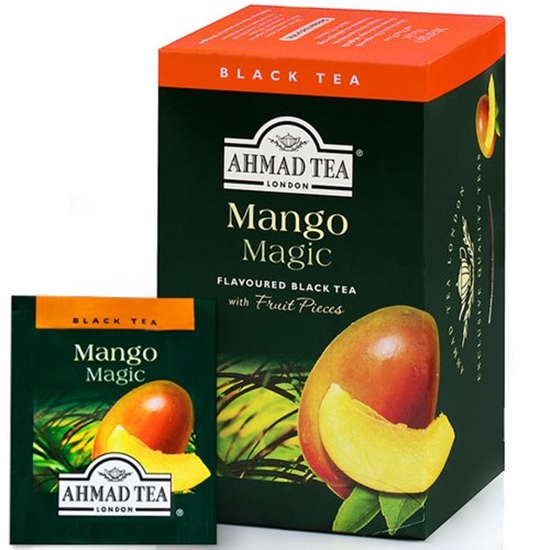 Picture of Melnā tēja AHMAD Alu Mango maģija, 20 x 2 g maisiņi paciņā